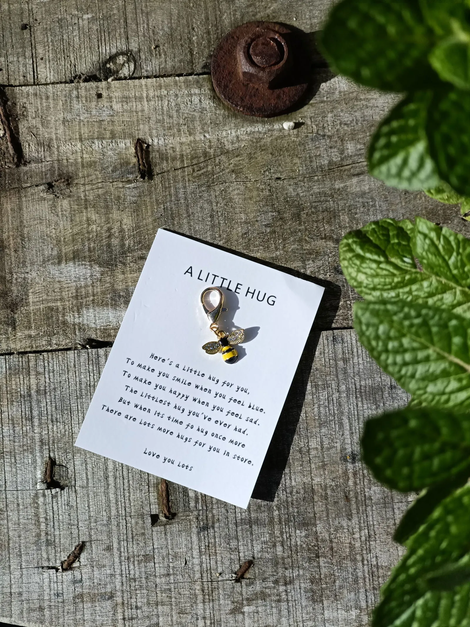 🐝 Bee Hug Token Clip
