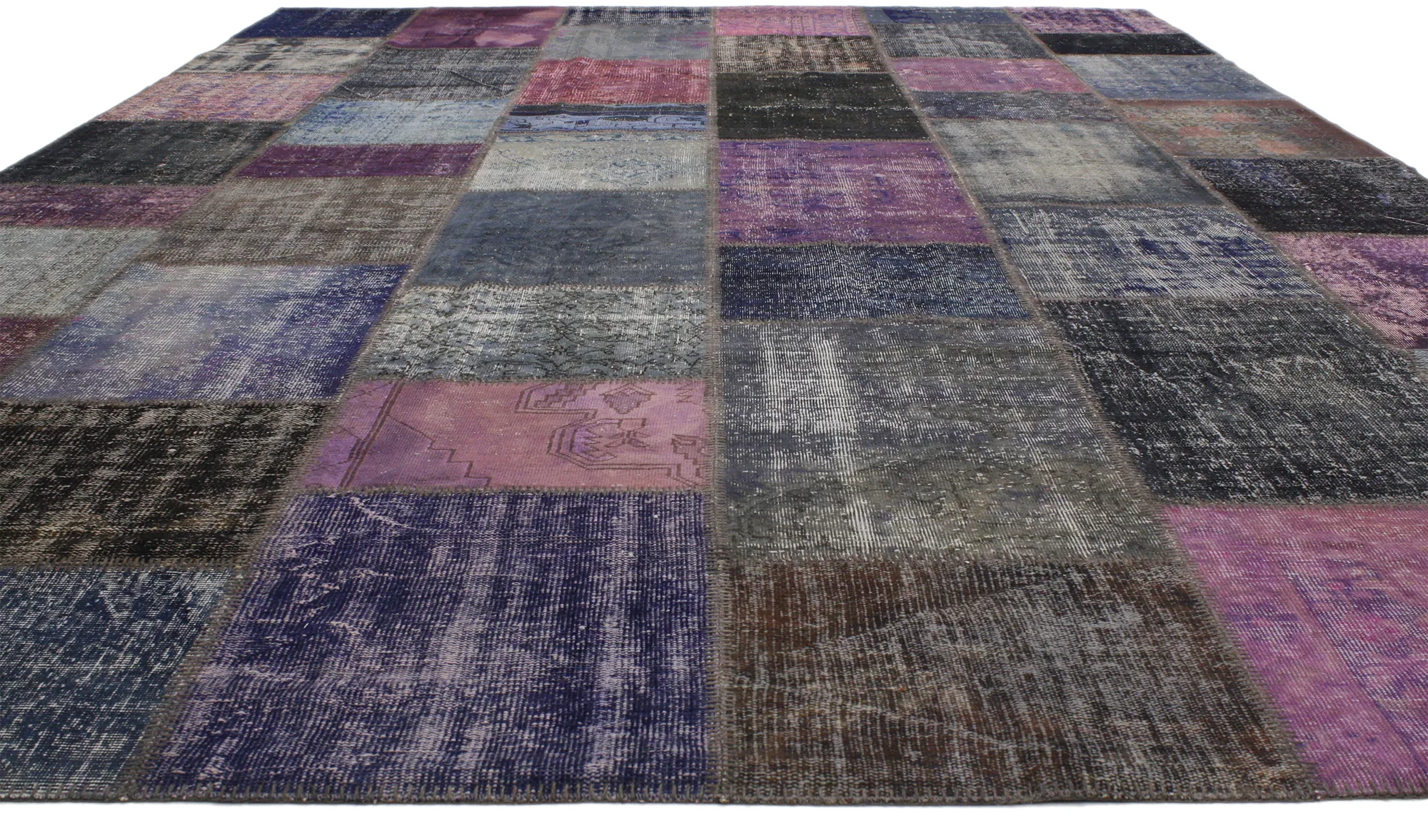 11' x 16'3" Vintage Patchwork Rug