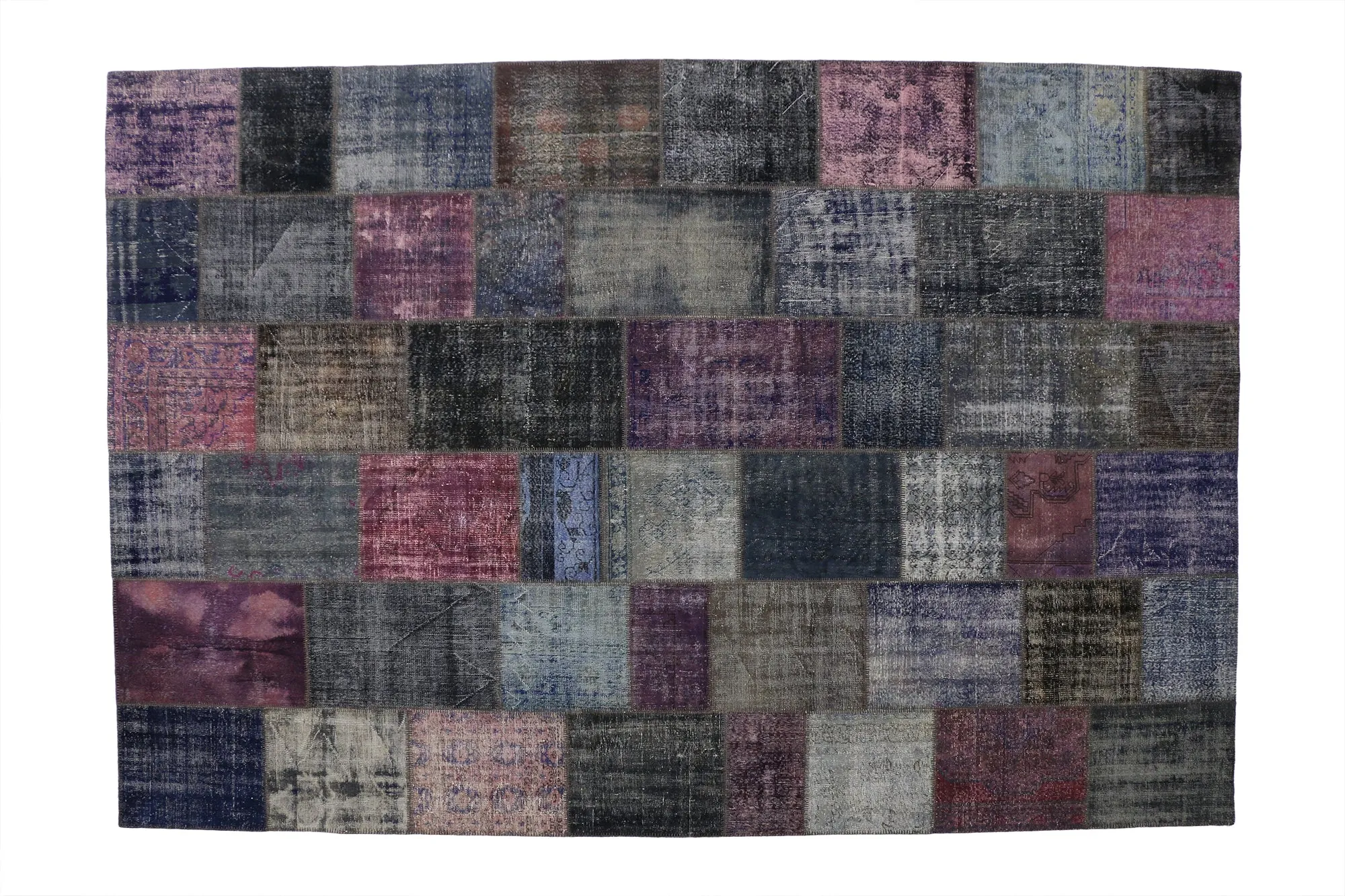 11' x 16'3" Vintage Patchwork Rug