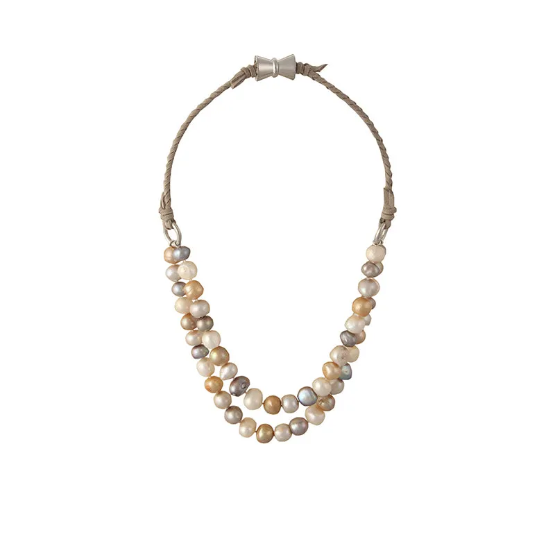 118-09-22 | BOMBAY NECKLACE (MULTI/ TAN)