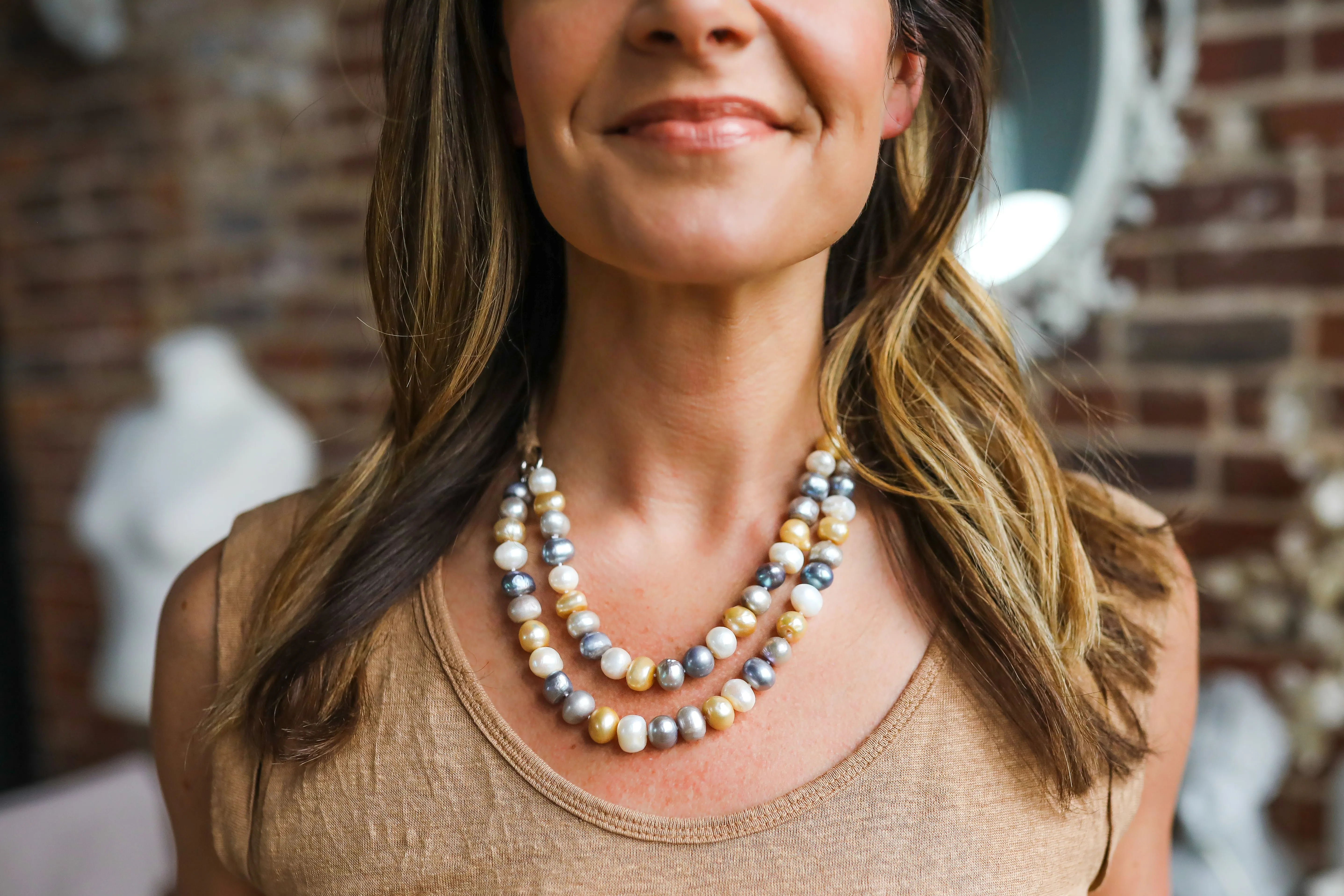 118-09-22 | BOMBAY NECKLACE (MULTI/ TAN)