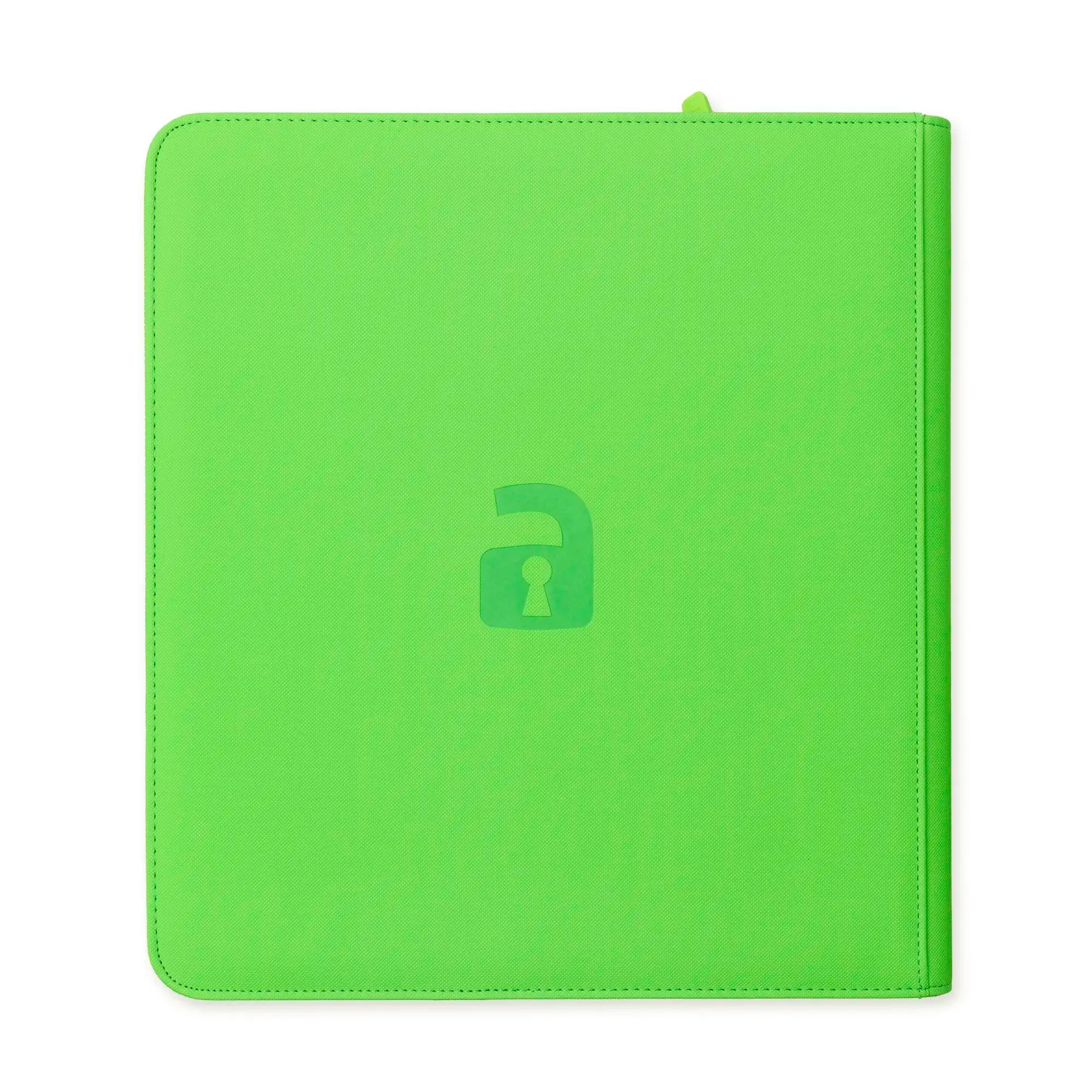 12-Pocket Exo-Tec® Zip Binder Neon Green
