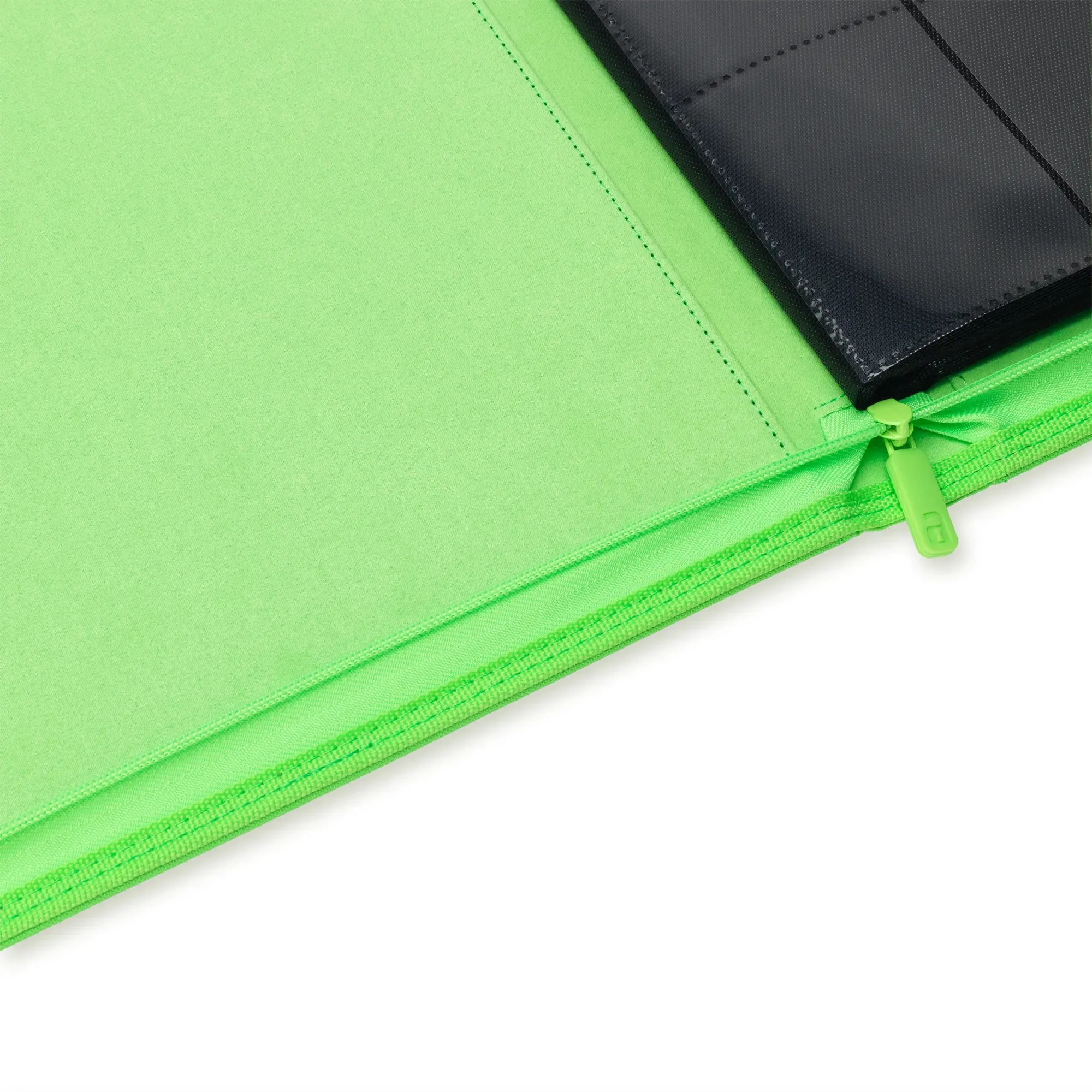 12-Pocket Exo-Tec® Zip Binder Neon Green