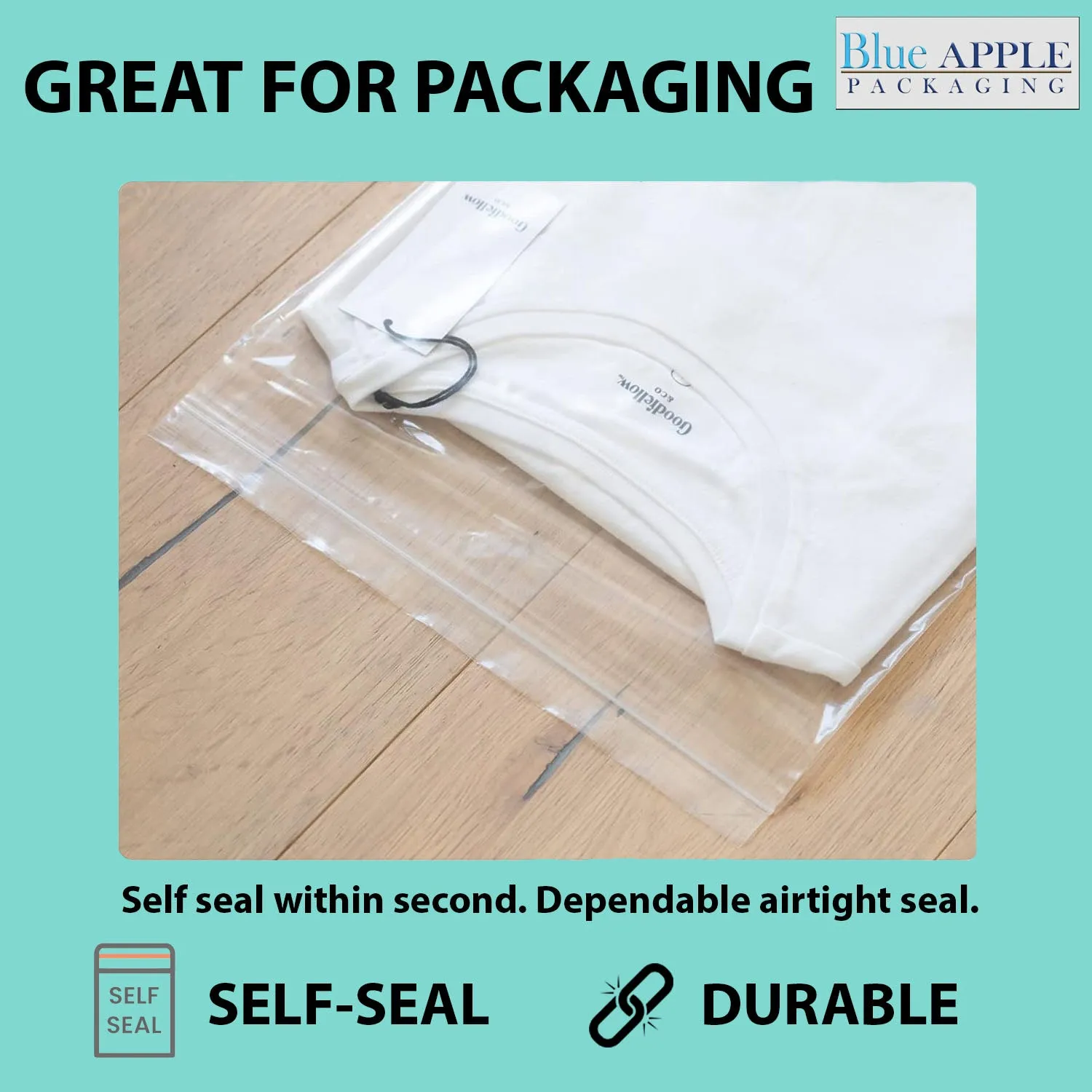1.5X2 inches Reclosable Single Line Zipper Poly Bags 2 Mil (LDPE)