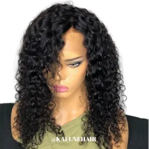 16” Deep Curly Closure Wig