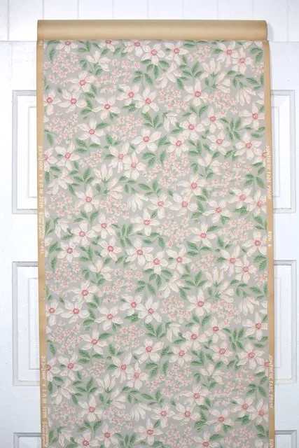 1930s Floral Vintage Wallpaper