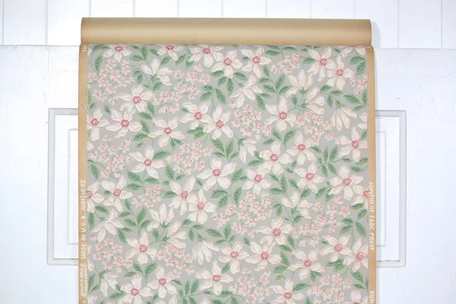 1930s Floral Vintage Wallpaper