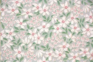 1930s Floral Vintage Wallpaper