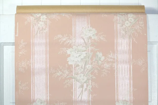 1940s Floral Vintage Wallpaper