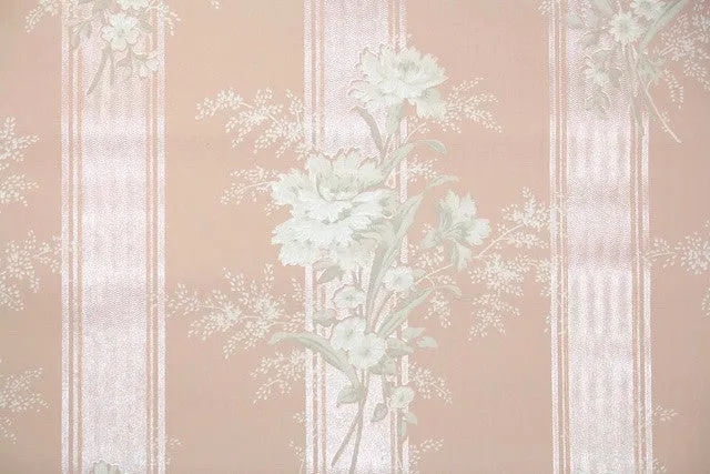 1940s Floral Vintage Wallpaper