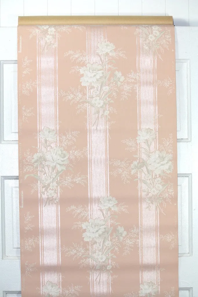 1940s Floral Vintage Wallpaper