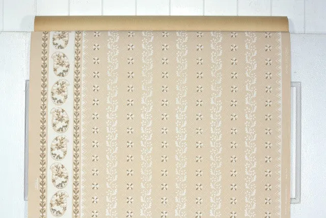 1950s Stripe Vintage Wallpaper