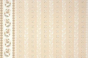 1950s Stripe Vintage Wallpaper