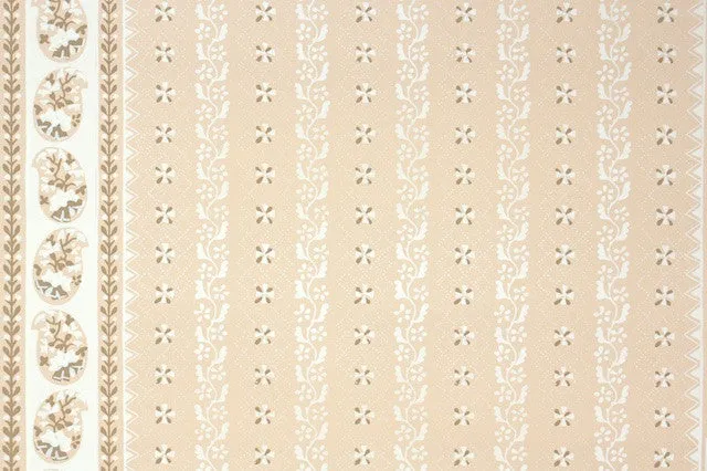 1950s Stripe Vintage Wallpaper