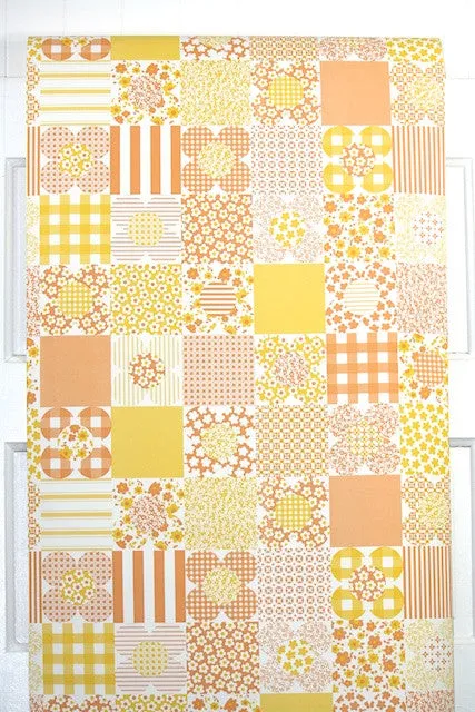 1970s Geometric Vintage Wallpaper
