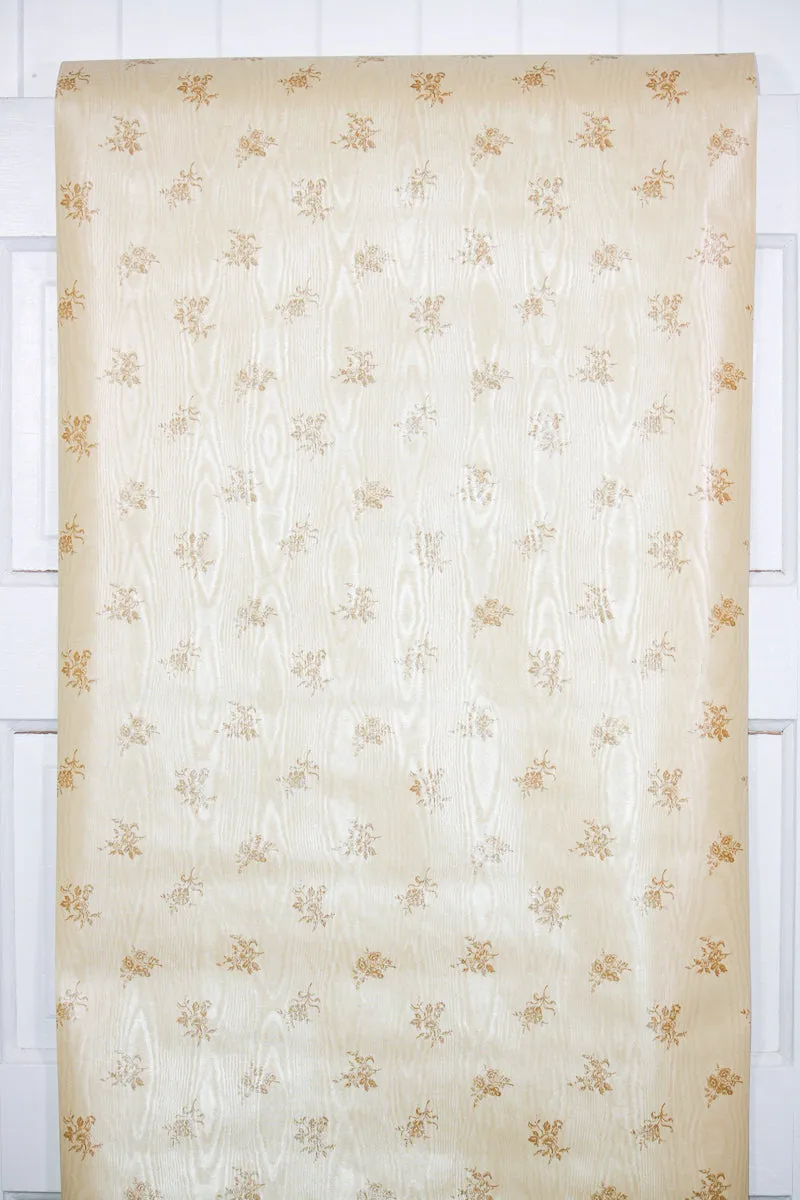 1980s Floral Vintage Wallpaper