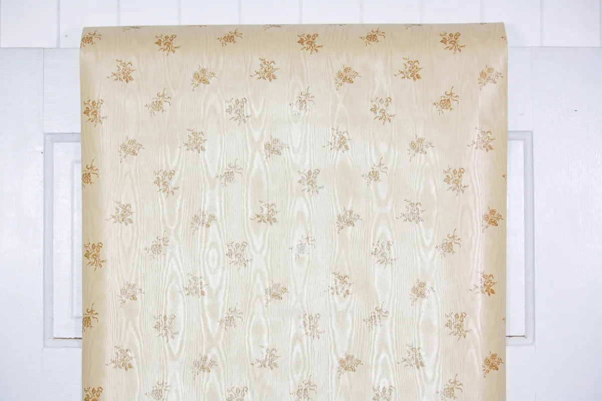 1980s Floral Vintage Wallpaper