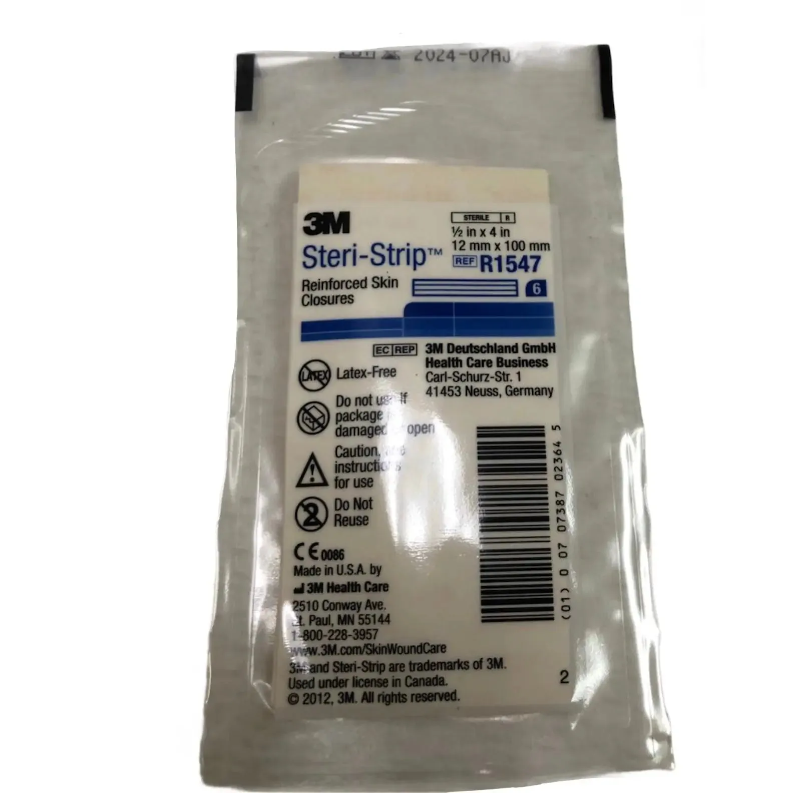 3M R1547 Steri-Strip Reinforced Skin Closures | CEM-39