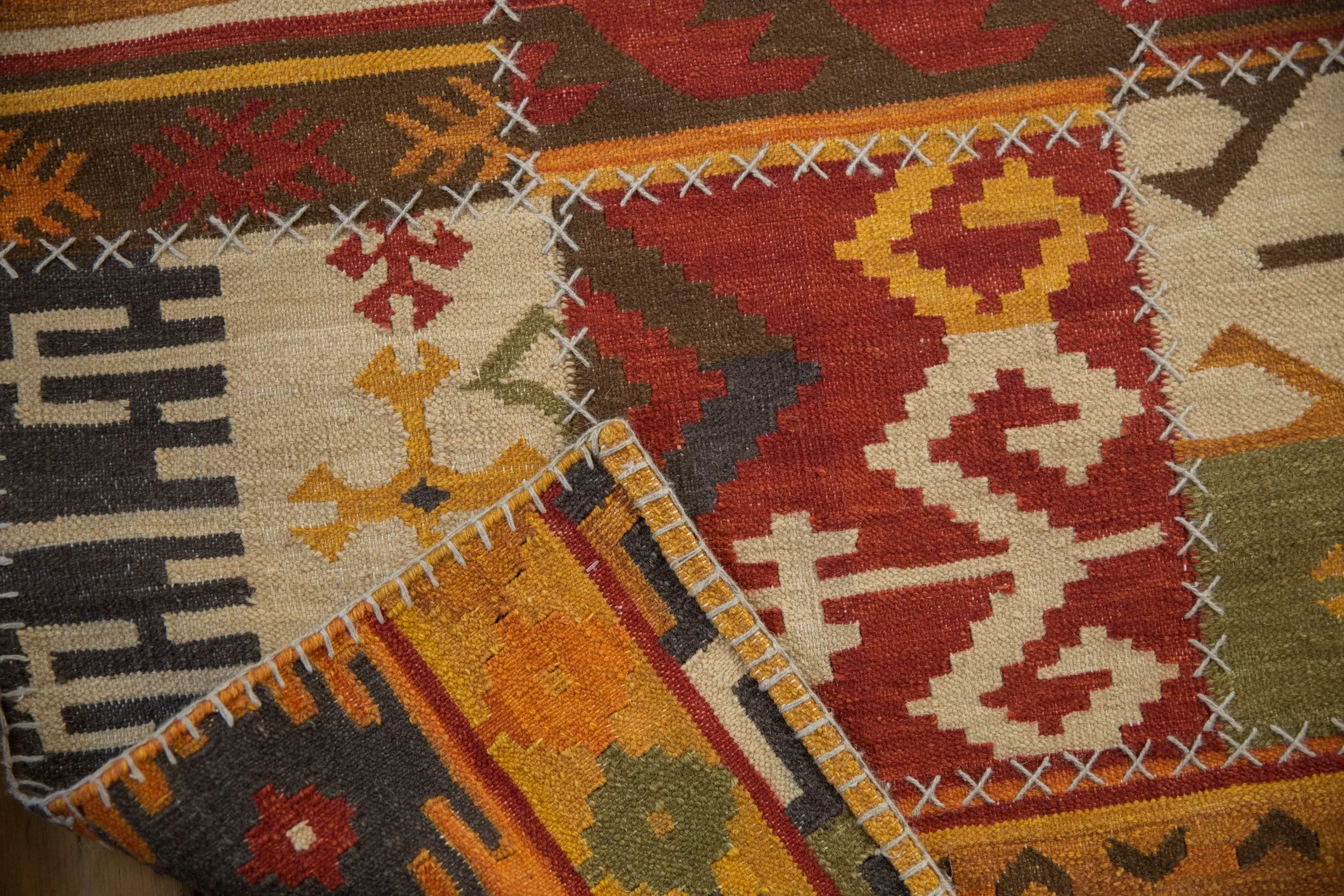 3x5 New Patchwork Kilim Rug