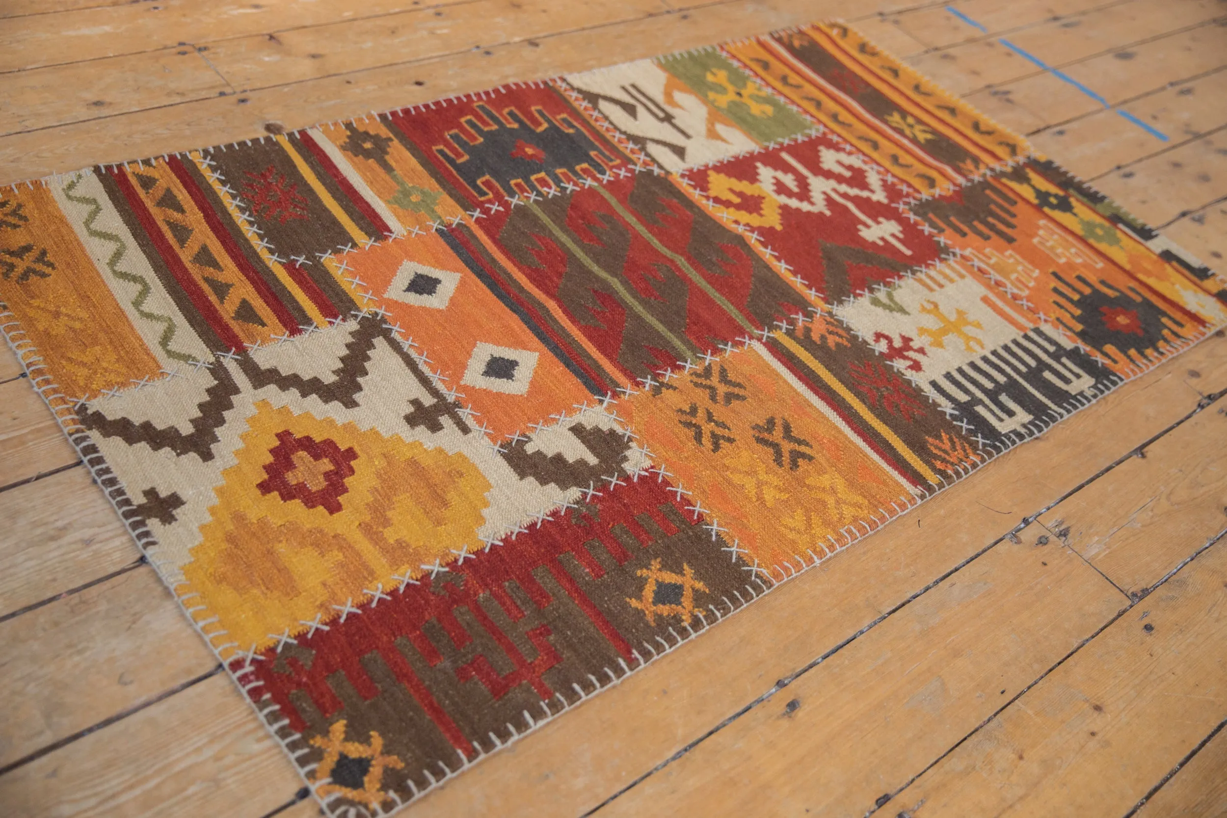 3x5 New Patchwork Kilim Rug