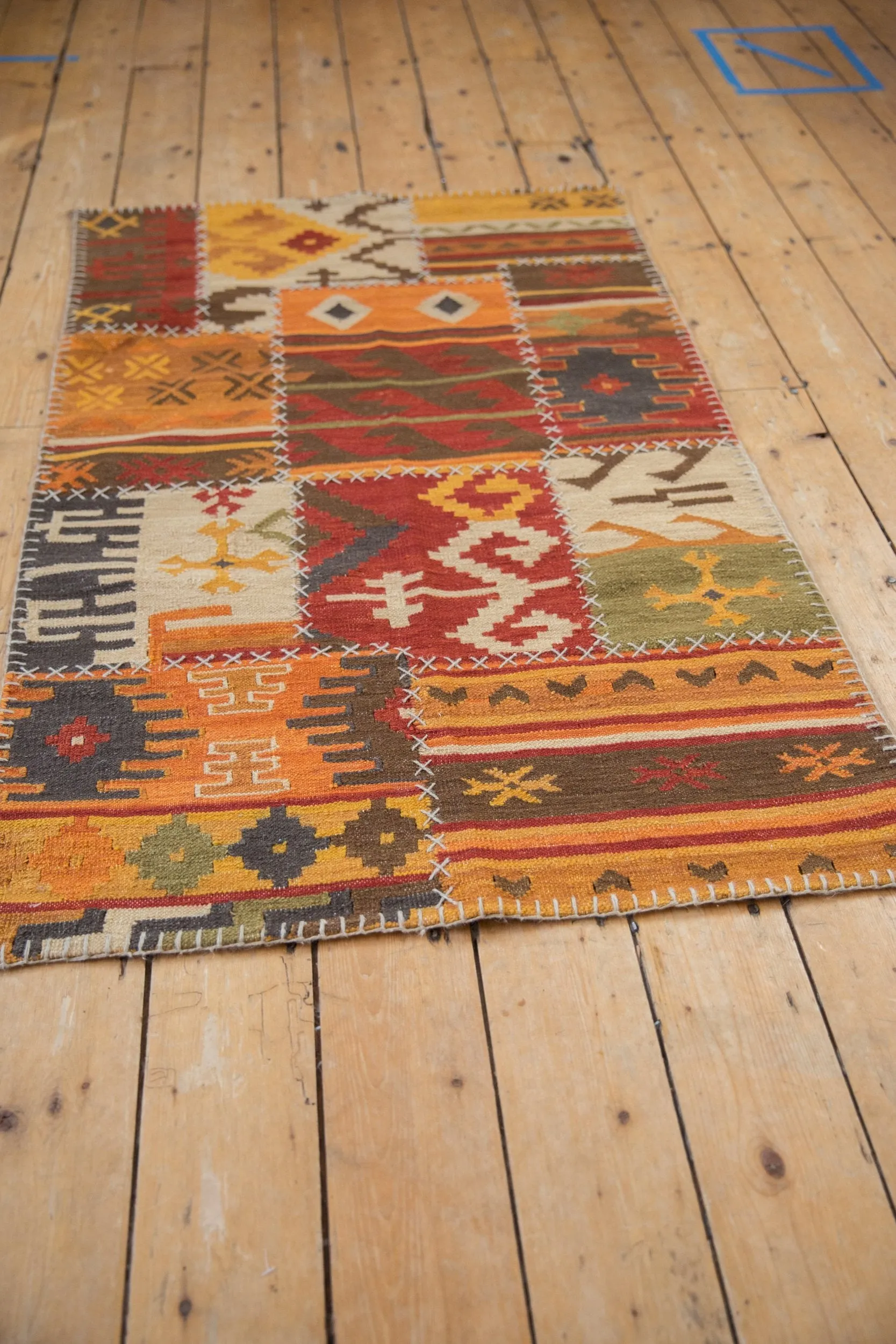 3x5 New Patchwork Kilim Rug