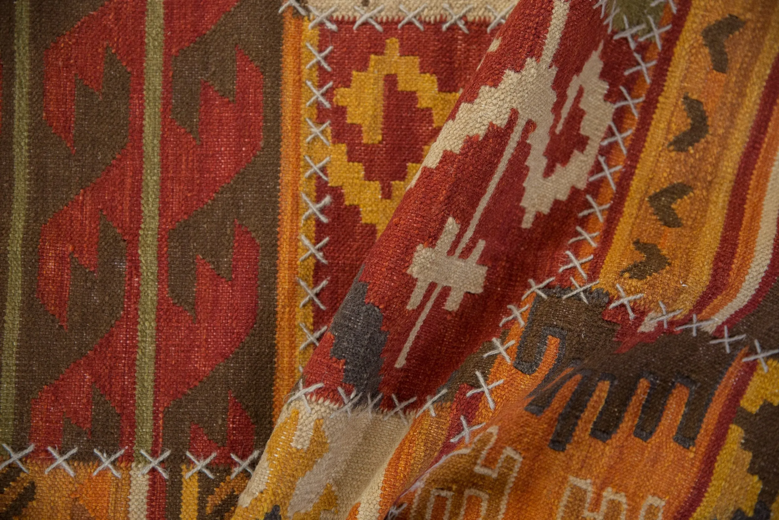 3x5 New Patchwork Kilim Rug