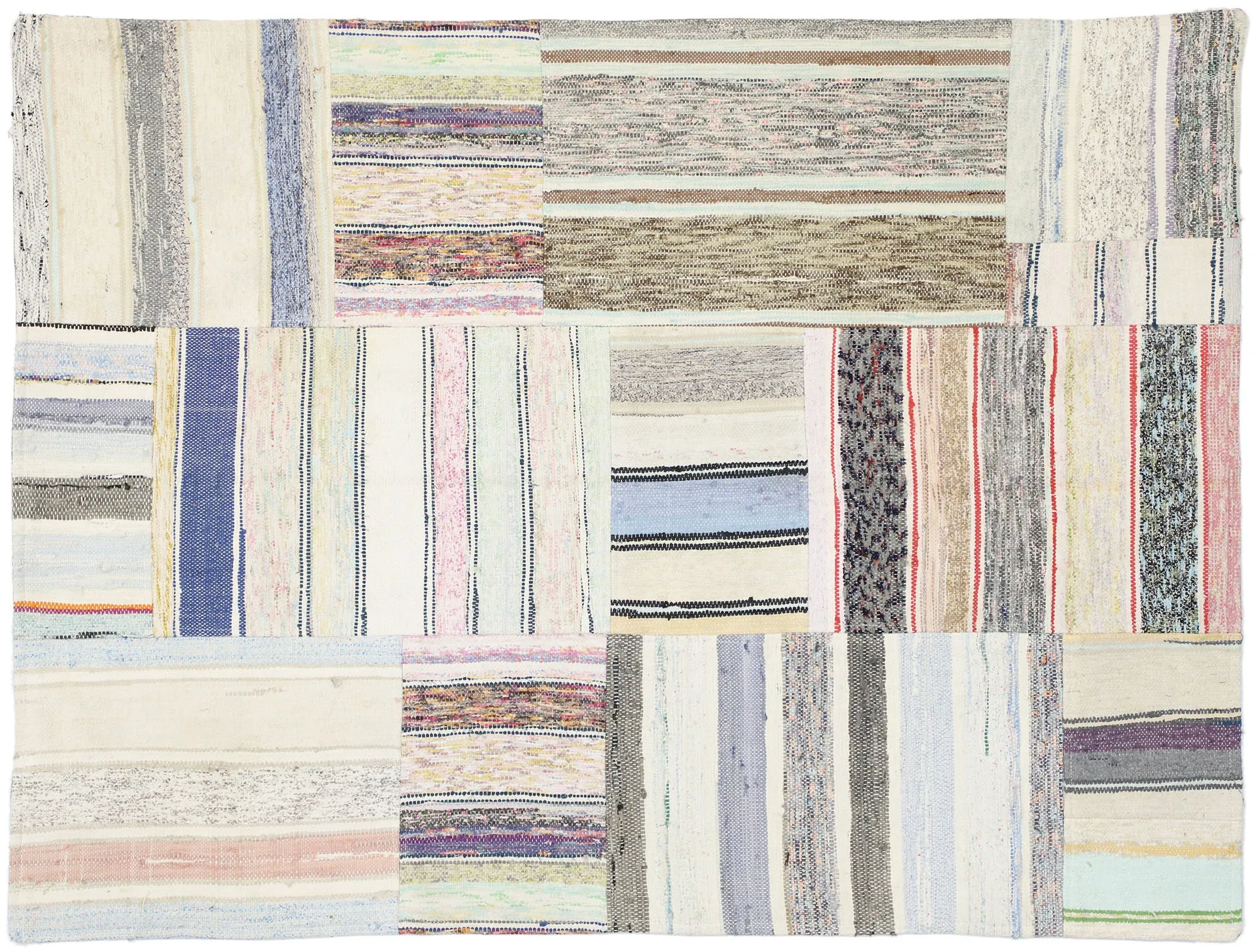 4 x 5 Vintage Patchwork Kilim Rug