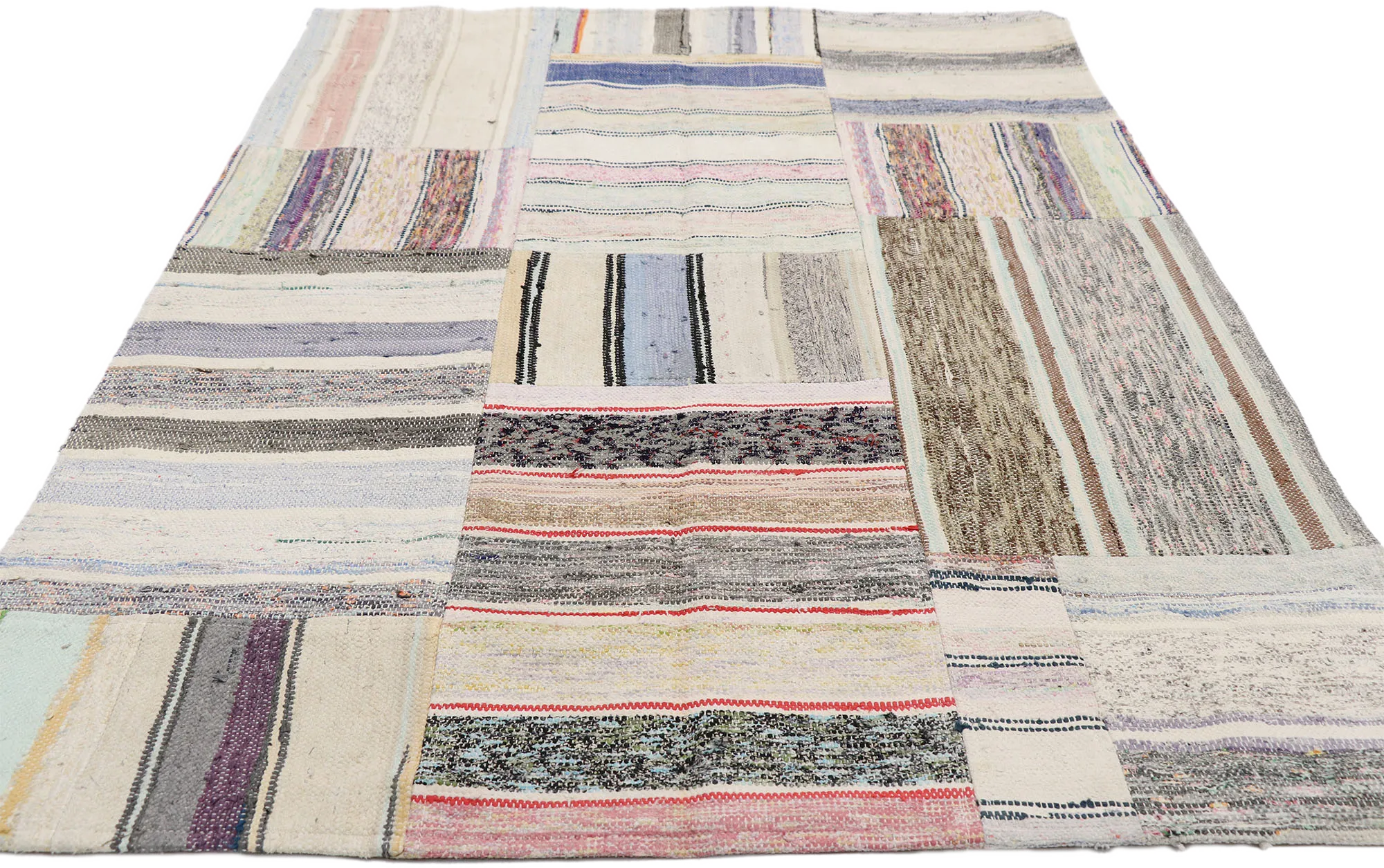 4 x 5 Vintage Patchwork Kilim Rug