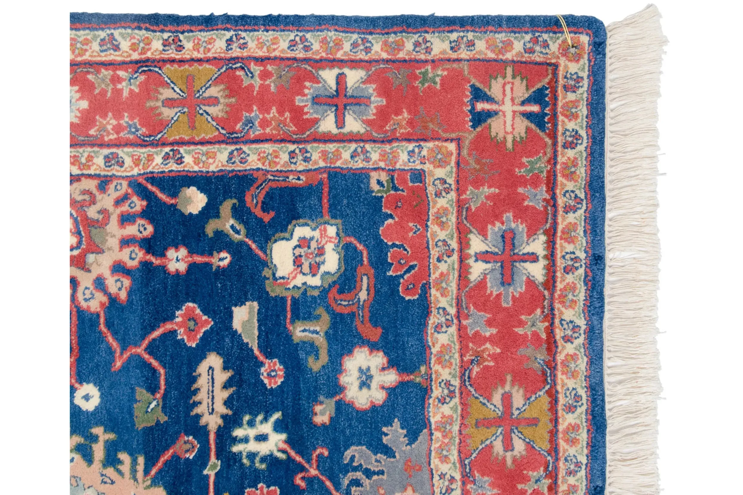 4.5x7 Vintage Indian Bijar Design Rug