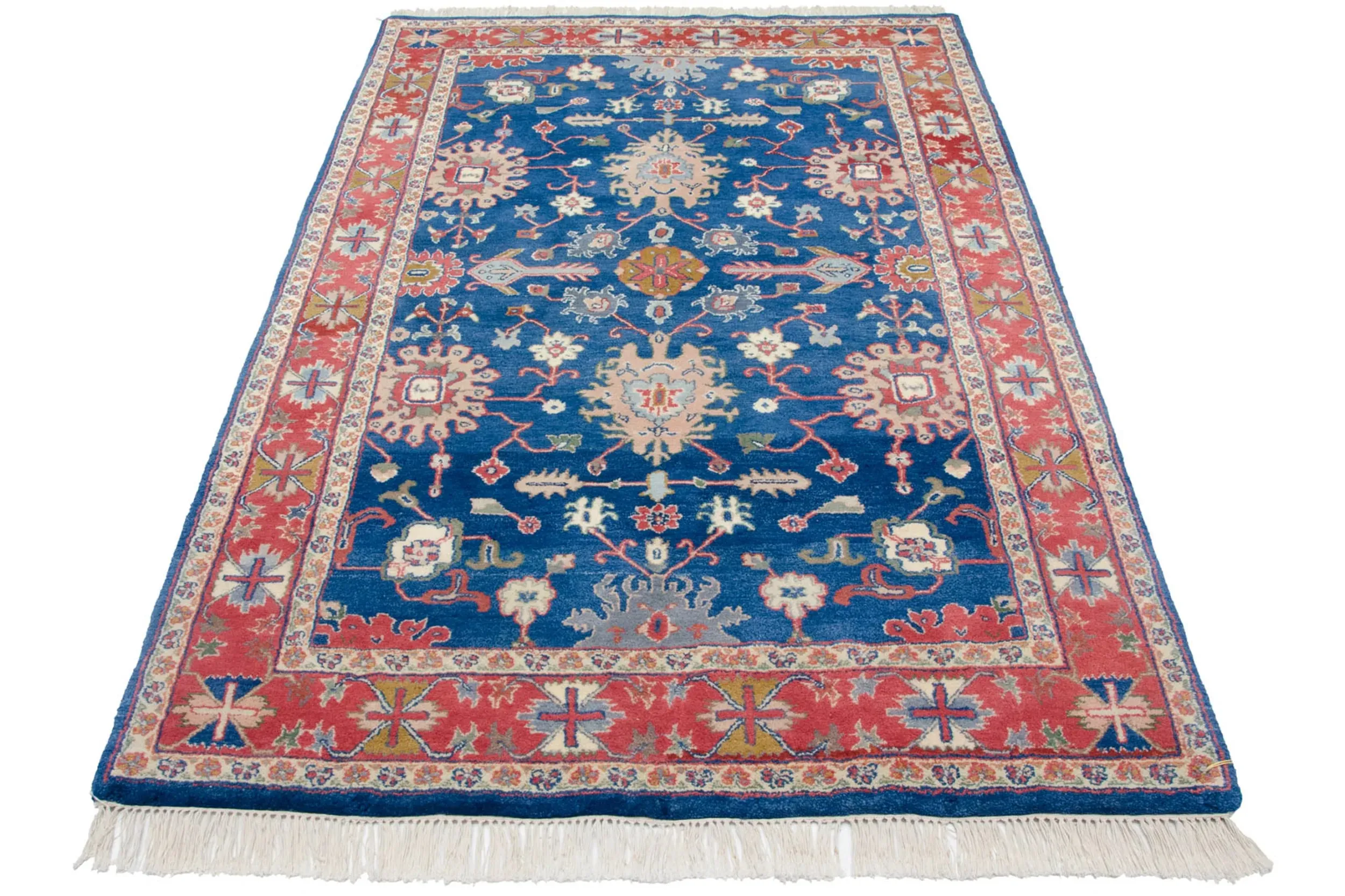 4.5x7 Vintage Indian Bijar Design Rug