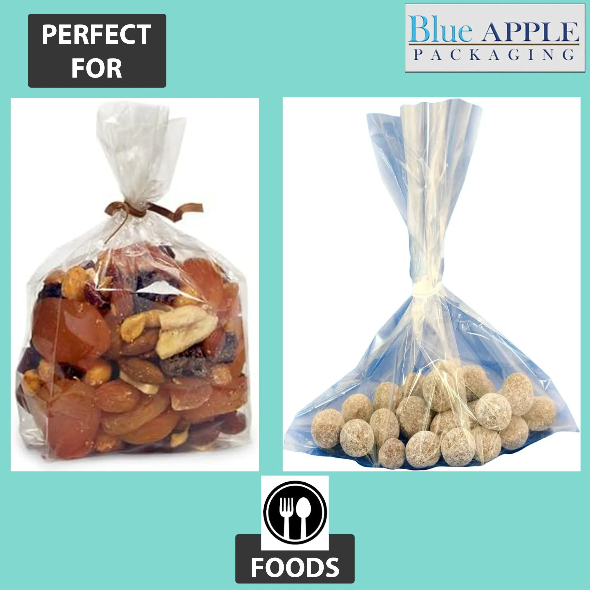 4.75X6.75 inches Polypropylene Bags 1.5 Mil Clear Flat