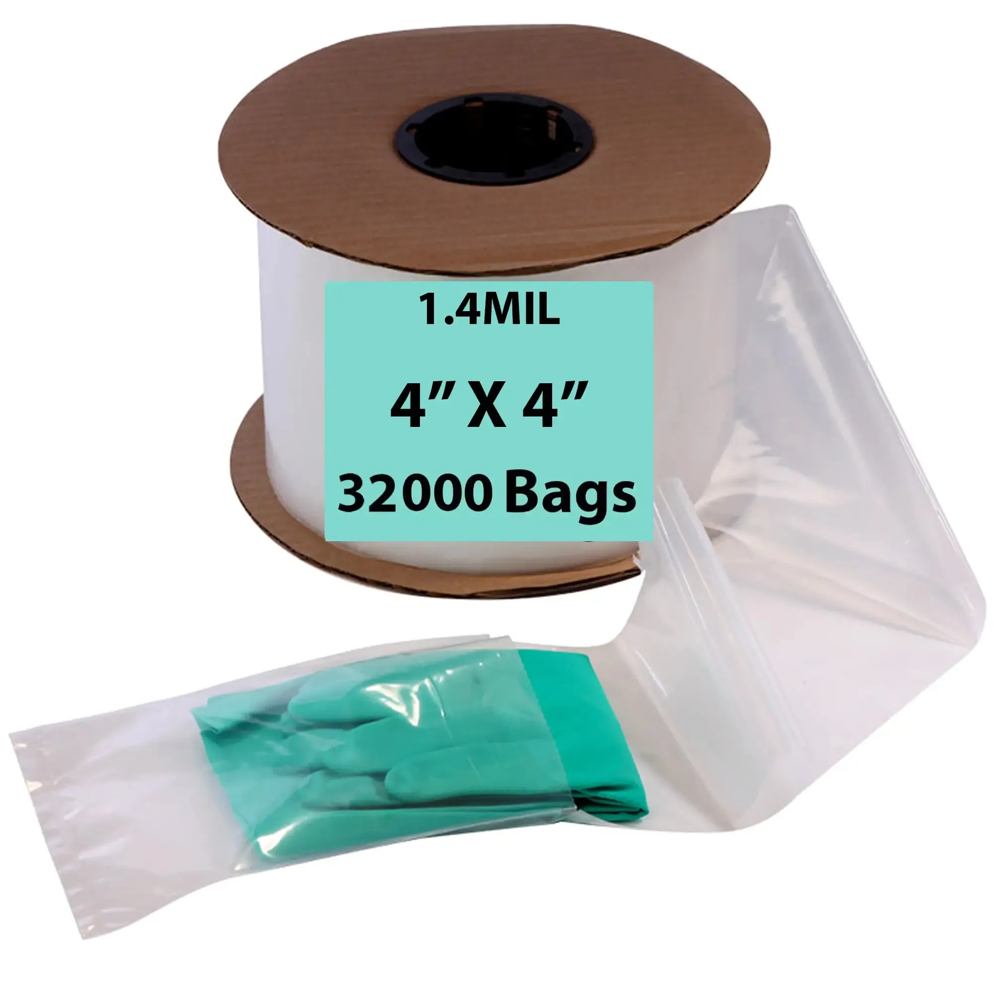4X4 Inches Kwik-Fill® Pre-Opened Bags on Roll 1.4 Mil Auto Bag 4000/RL