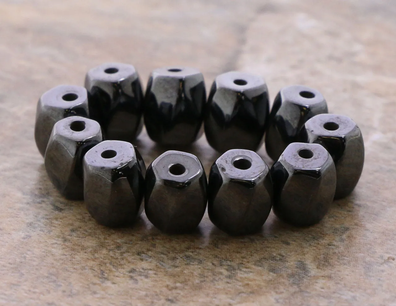 6mm Hp Magnetic Hematite Hex Twist HPM28