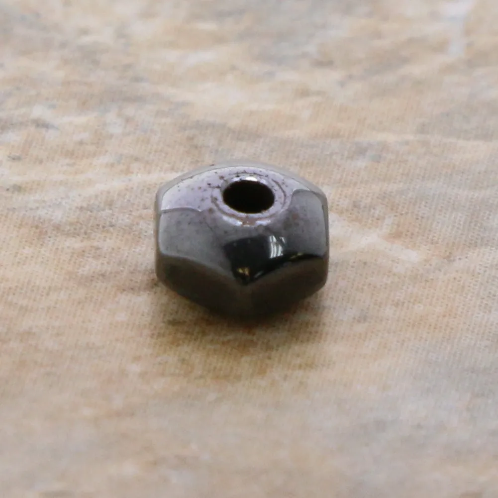6mm Magnetic Hematite Hexagon Mh14