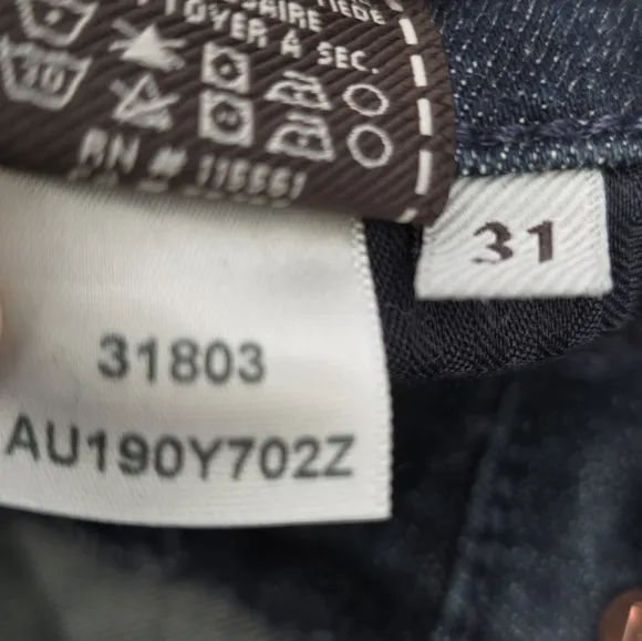 7 For All Mankind Women's Straight Leg Jean Size 31