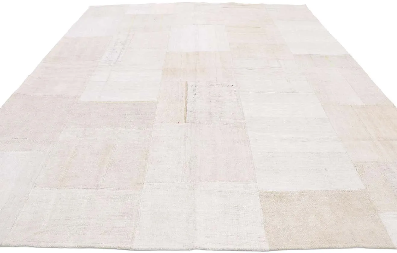 8' x 10' Vintage Patchwork Kilim Rug