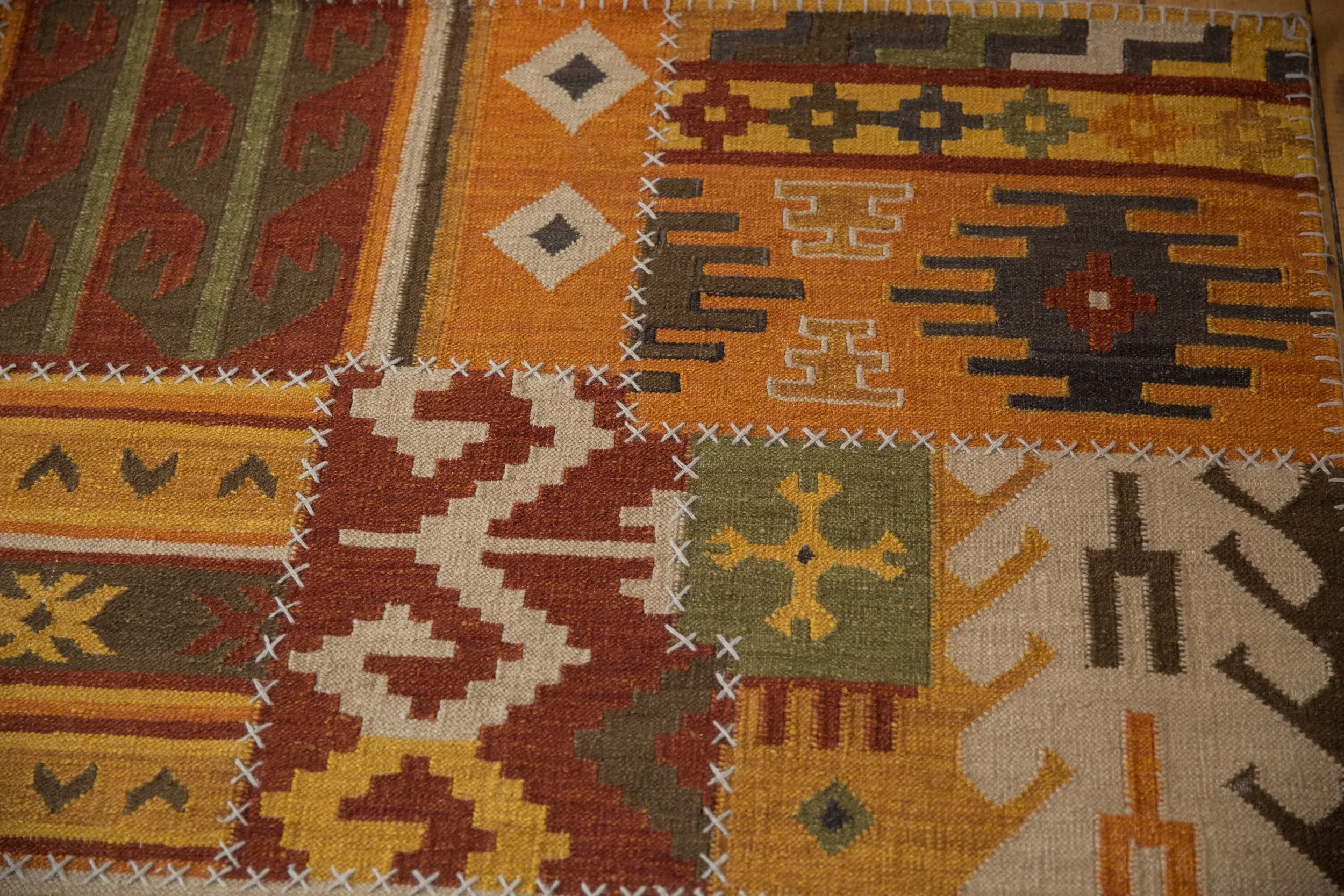 8x10 New Patchwork Kilim Carpet