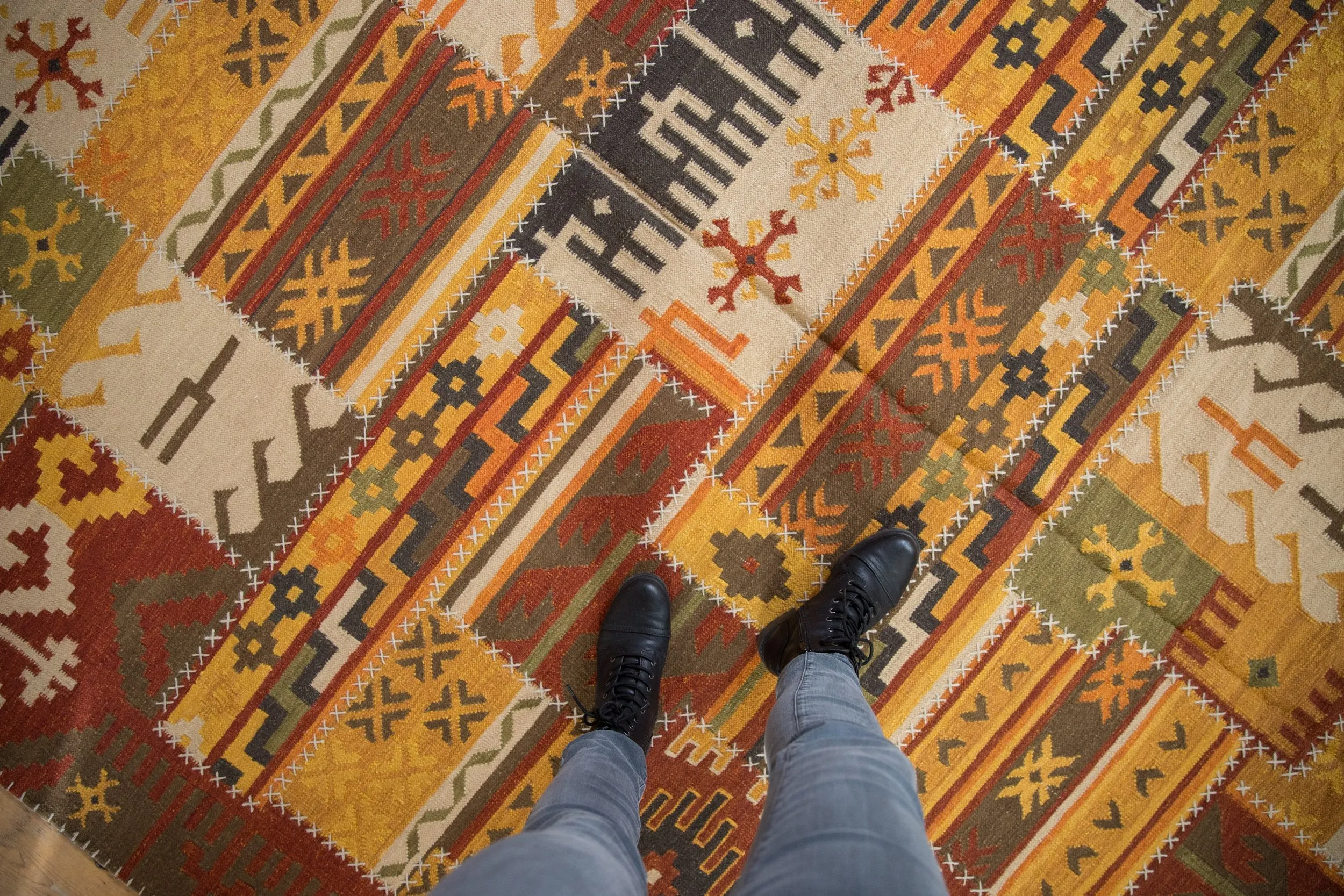 8x10 New Patchwork Kilim Carpet
