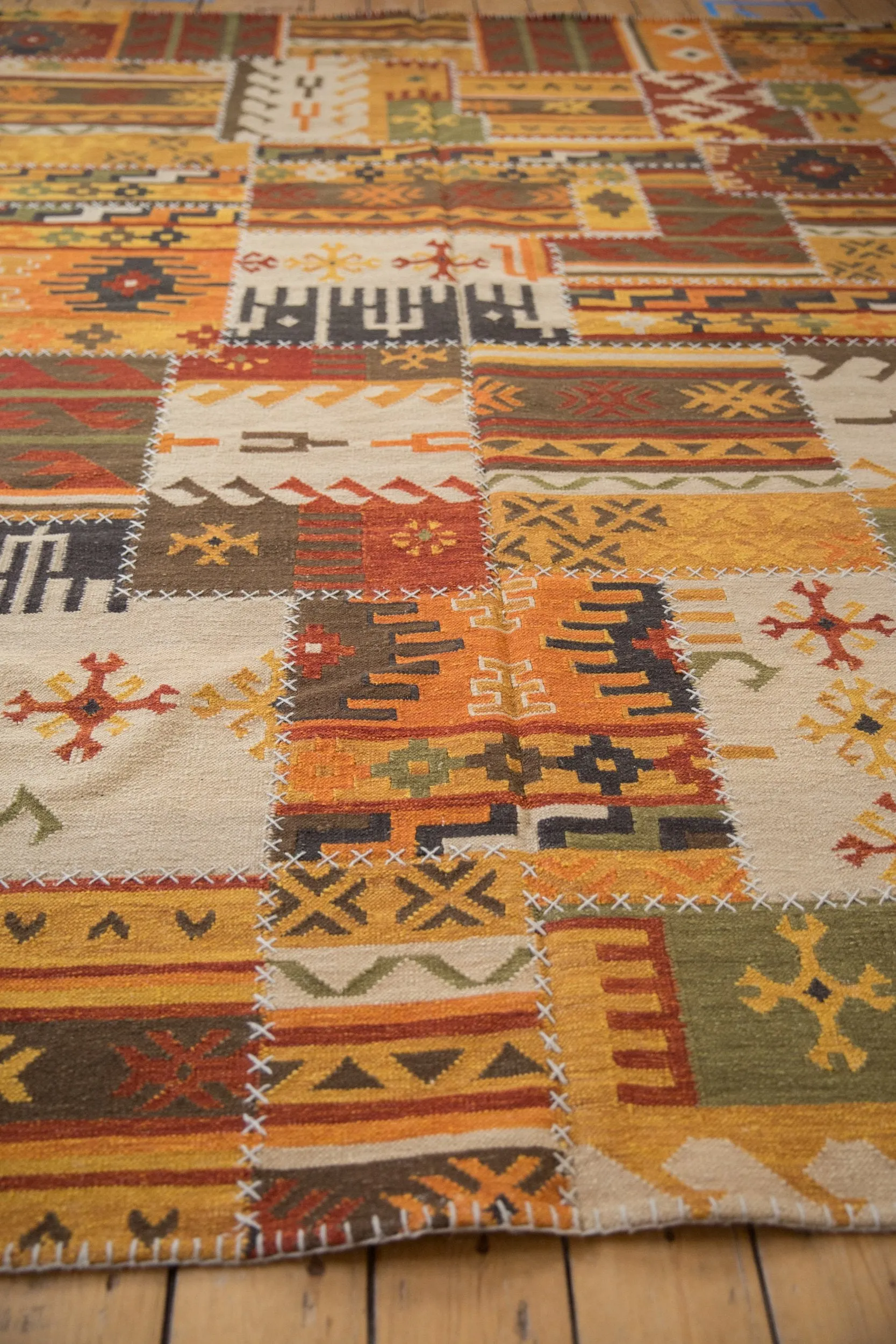 8x10 New Patchwork Kilim Carpet