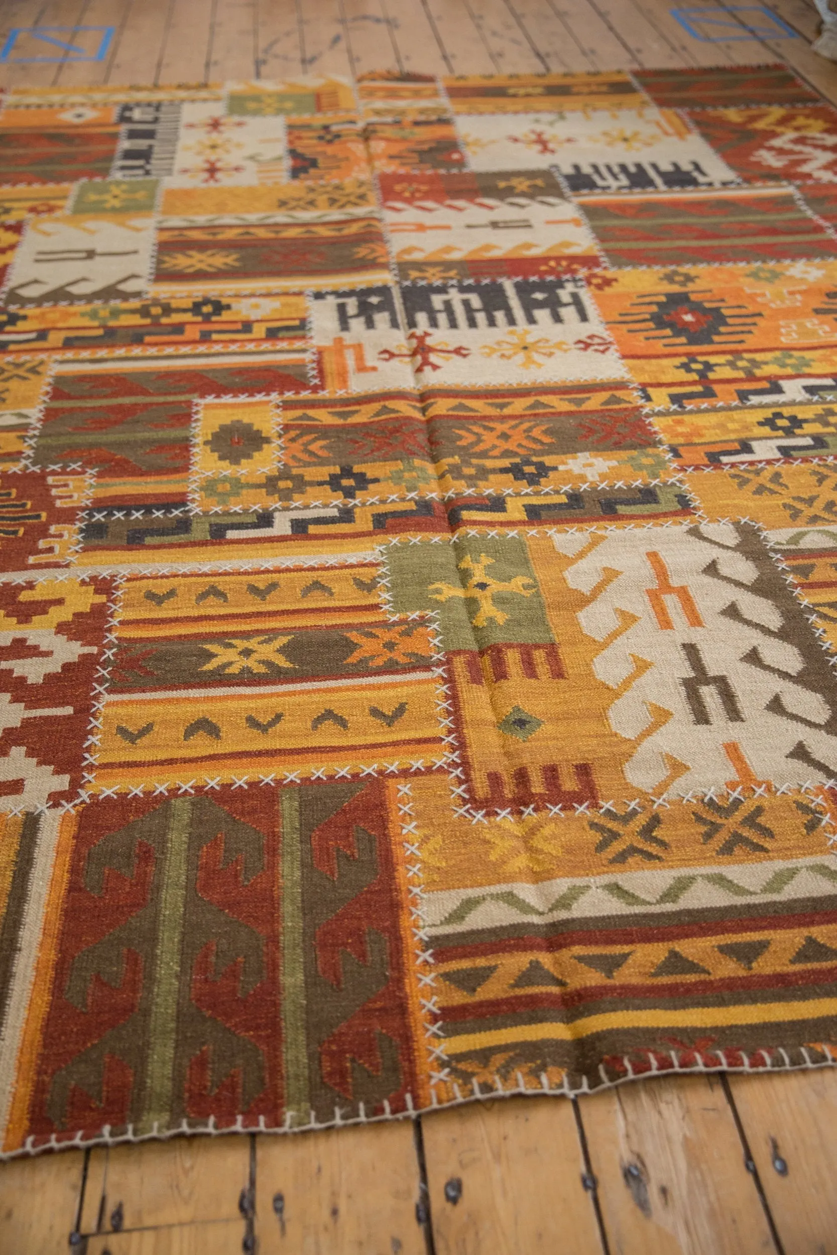 8x10 New Patchwork Kilim Carpet