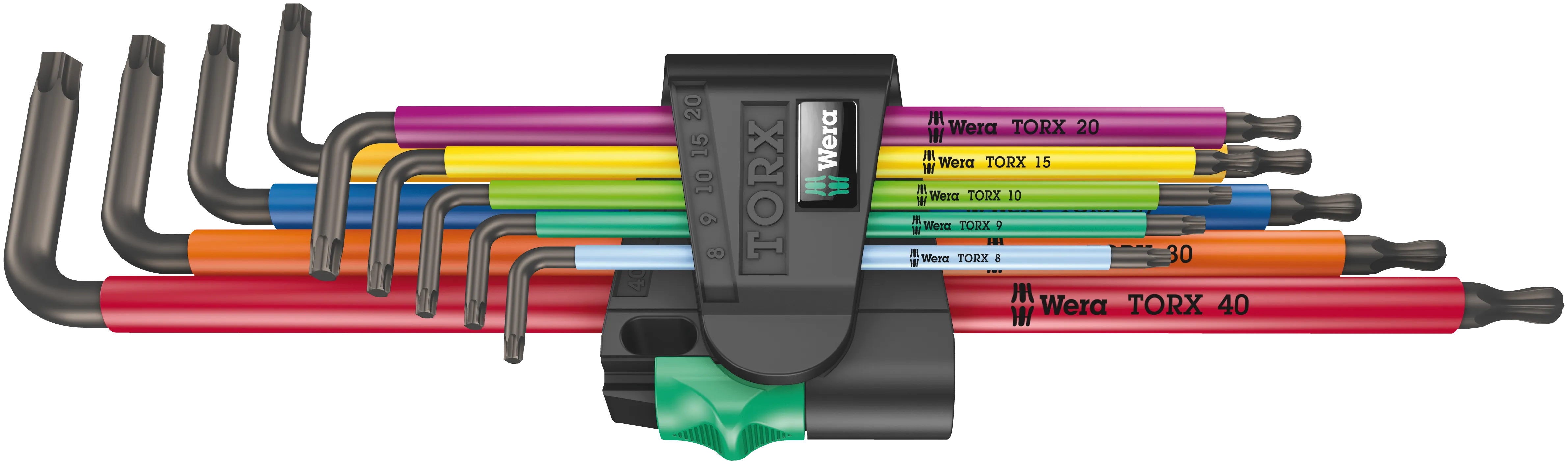 967/9 TX XL Multicolour 1 Multicolour L-key set for TORXÂ® screws, long