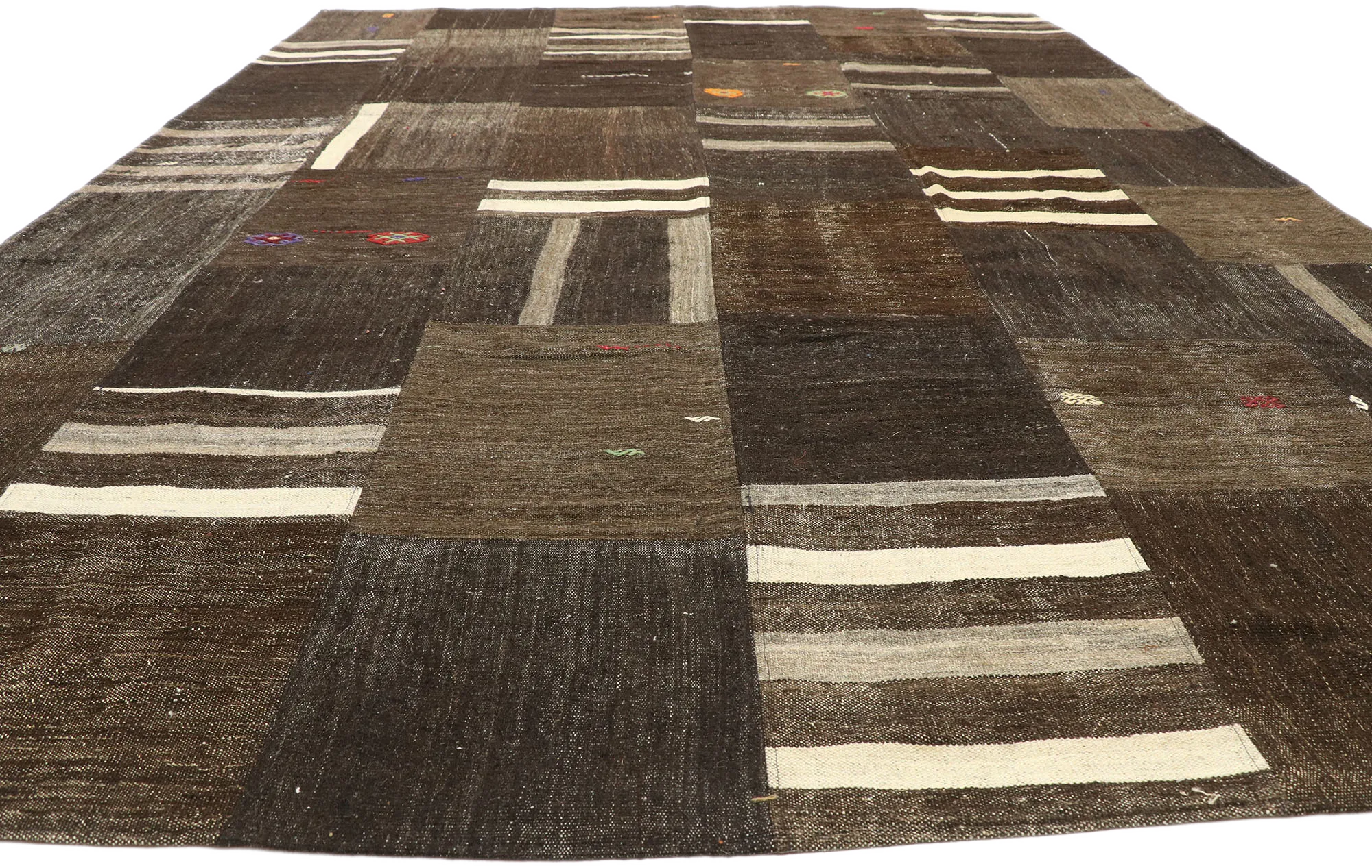 9'9" x 14' Vintage Patchwork Rug