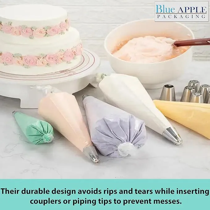 9X18 inches Piping Bags for Pastry, Cakes 3.25 Mil Tuf-R® LLDPE