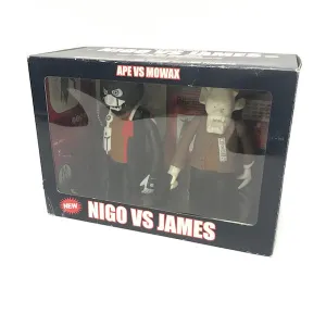 A Bathing Ape Bape x Mo Wax (UNKLE) Vintage James vs Nigo Figure Set