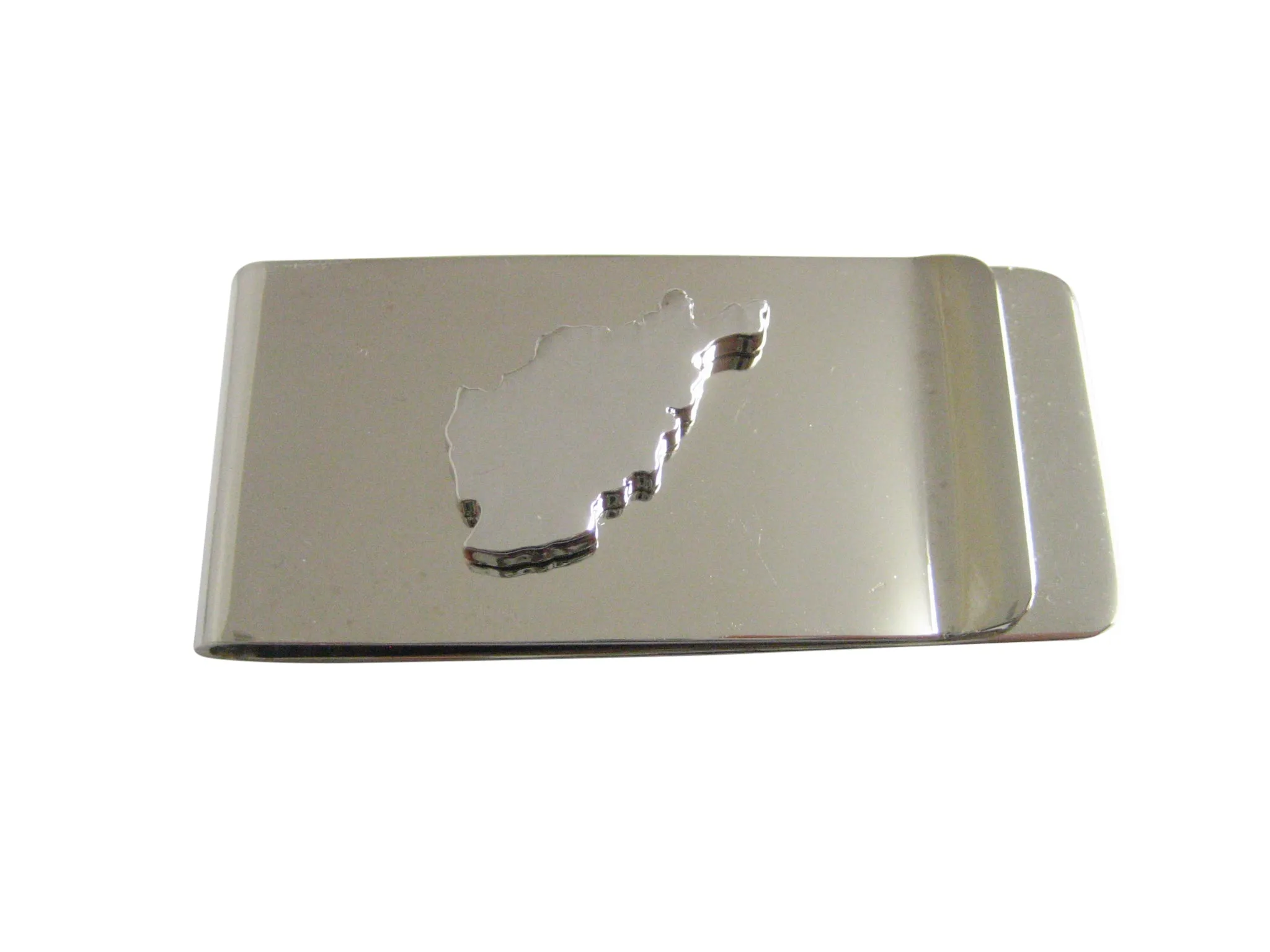 Afghanistan Map Shape Money Clip