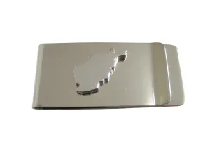 Afghanistan Map Shape Money Clip