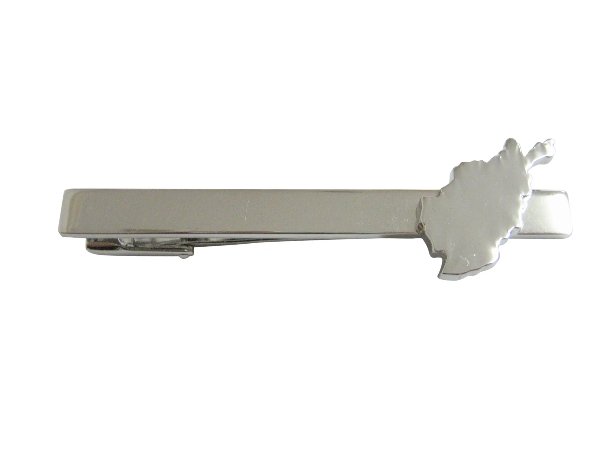 Afghanistan Map Shape Square Tie Clip