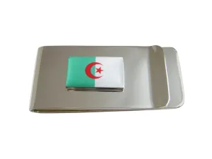 Algeria Flag Pendant Money Clip
