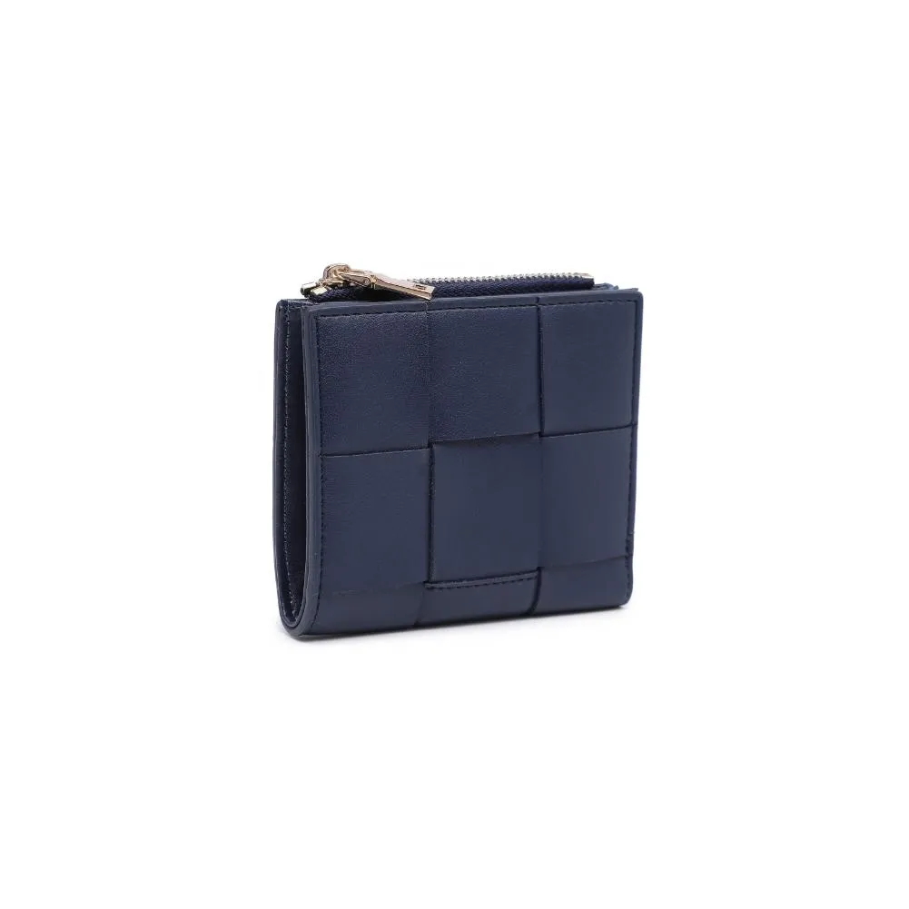 Amelie Woven Card Holder- Midnight