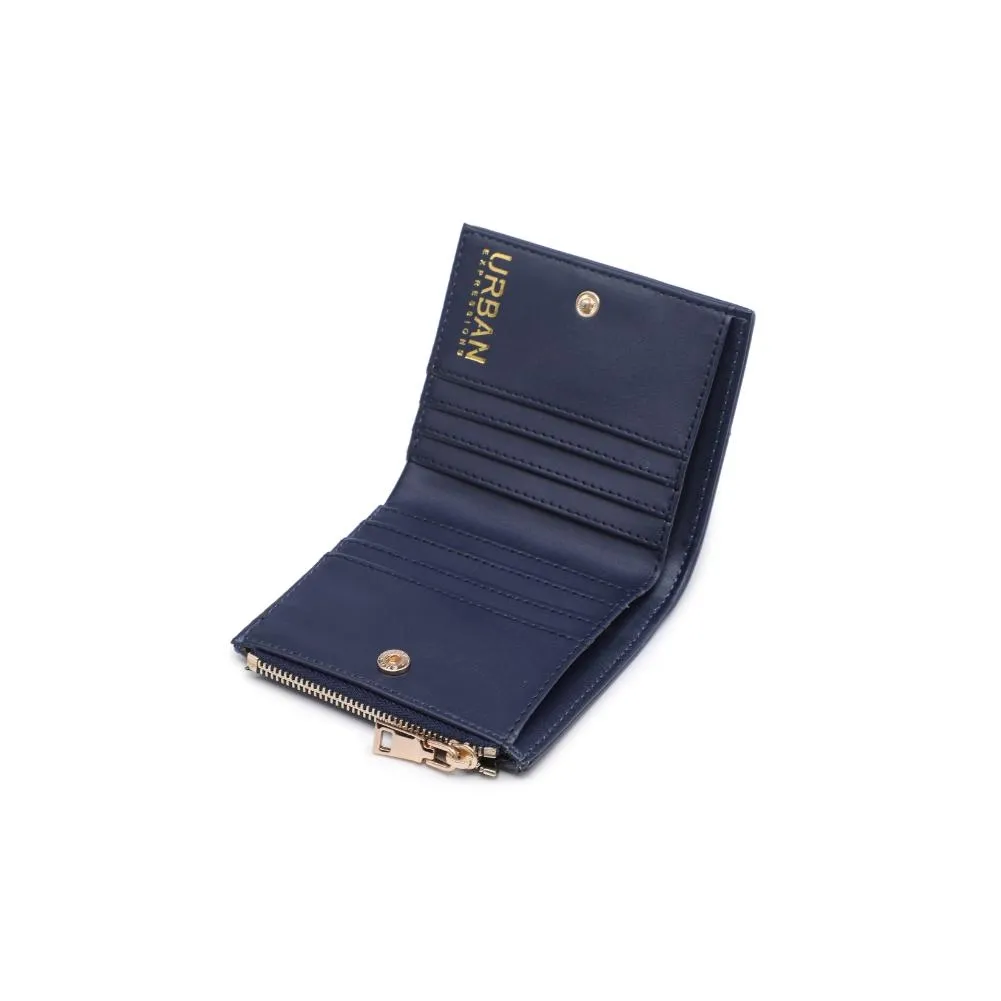 Amelie Woven Card Holder- Midnight